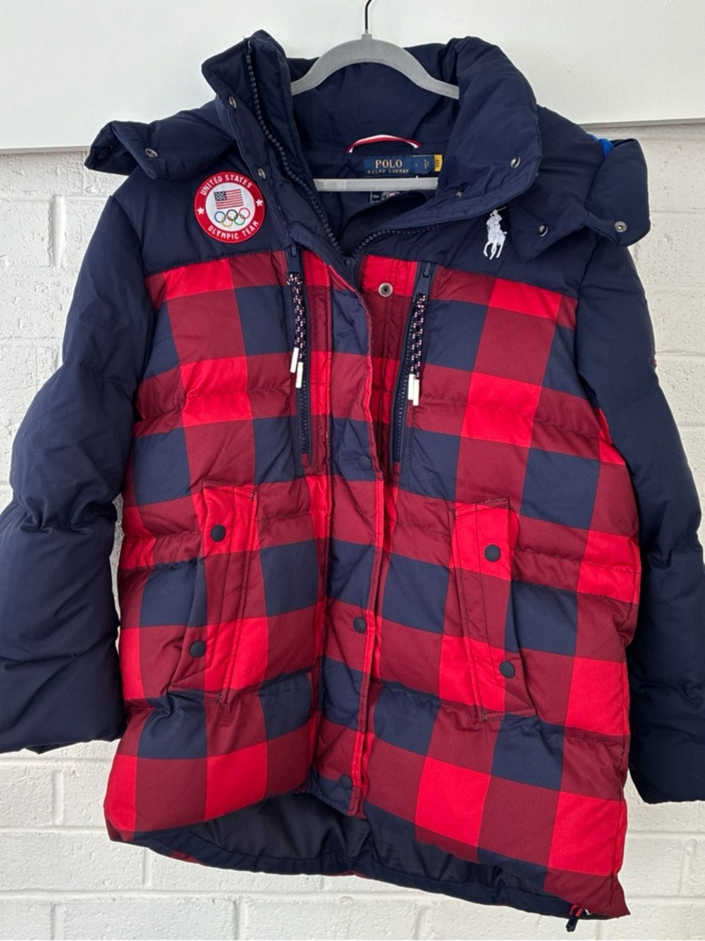 2022 USA Olympic Team Opening Ceremony Ralph Lauren Polo Coat Men’s Lg